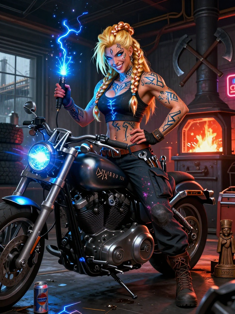 ברינה "הברק" סילברסטרום - AI Character Card